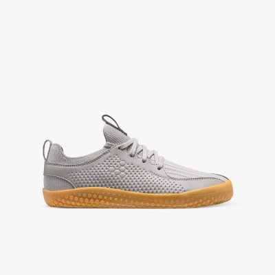 Chaussures d'école Vivobarefoot Primus Knit II Juniors - Grise WOQ029516